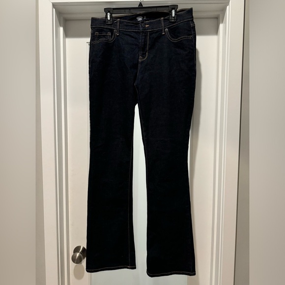 Old Navy Pants - OLD NAVY Size 10 Long Diva Bootcut Rinse Dark Blue